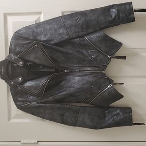 NWT Designer Leather Jacket
